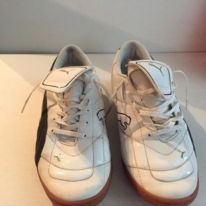 puma esito white sporty sneakers